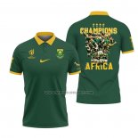 Maglia Sud Africa Rugby 2023 Campione Verde