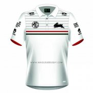 Maglia Polo South Sydney Rabbitohs Rugby 2024 Bianco